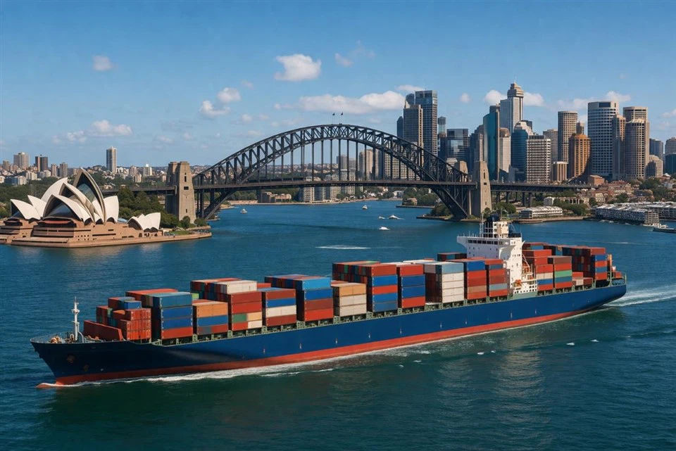 Seefracht von China nach Fremantle