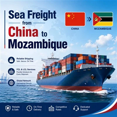 Seefracht von China nach Mosambik